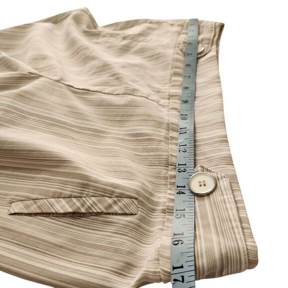 Cato Ankle Pants Size 12 Striped Stretch Flat Front - Picture 6 of 12